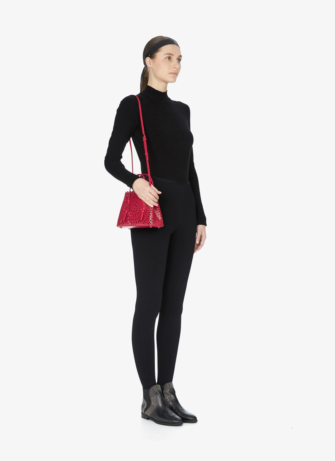 Handbags ALAÏA HANDBAGS ROSSO VERNICE